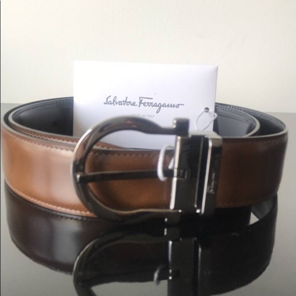 Salvatore Ferragamo reversible sig. buckle belt